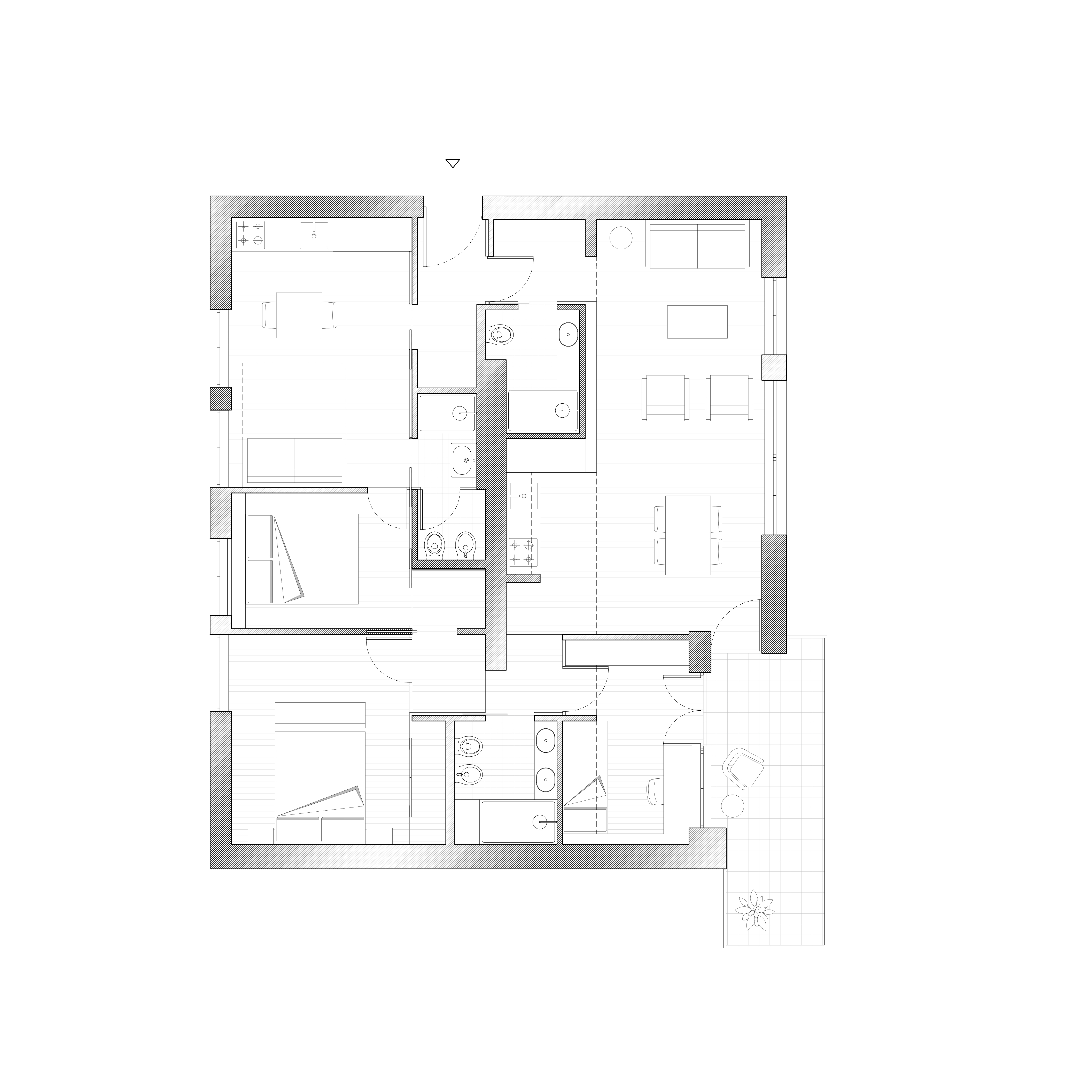 Canazei apartment redesigned plan